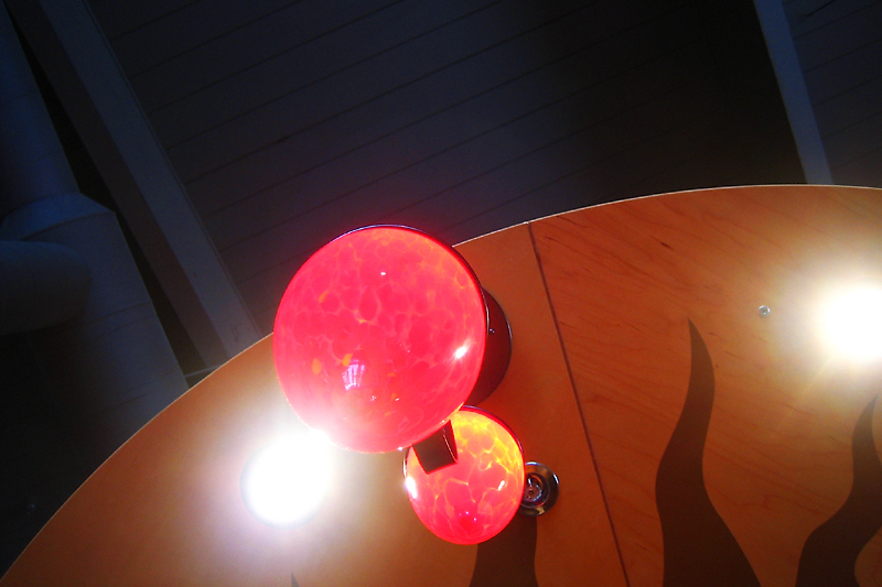 Look Up from Starbucks Counter &copy; Dennis Mojado