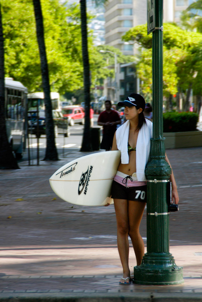 Waikiki Surfer &copy; Dennis Mojado