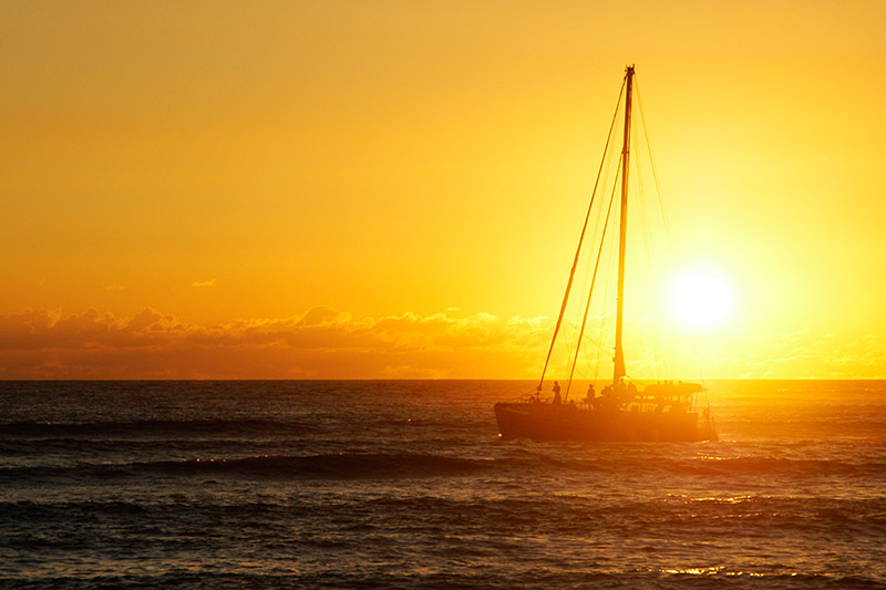 Sunset Boat &copy; Dennis Mojado