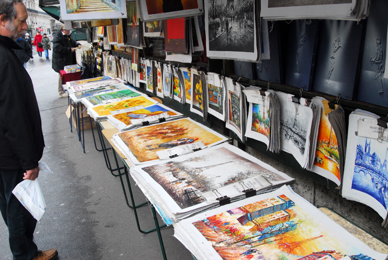 Paris Street Art Vendor &copy; Dennis Mojado